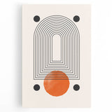 Boho Wall Art | Abstract Geometric Arch Print | Modern Boho Decor