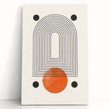 Boho Wall Art | Abstract Geometric Arch Print | Modern Boho Decor