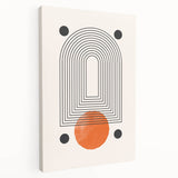 Boho Wall Art | Abstract Geometric Arch Print | Modern Boho Decor