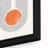 Boho Wall Art | Abstract Geometric Arch Design | Modern Boho Canvas