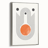 Boho Wall Art | Abstract Geometric Arch Design | Modern Boho Canvas