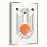 Boho Wall Art | Abstract Geometric Arch Design | Modern Boho Canvas