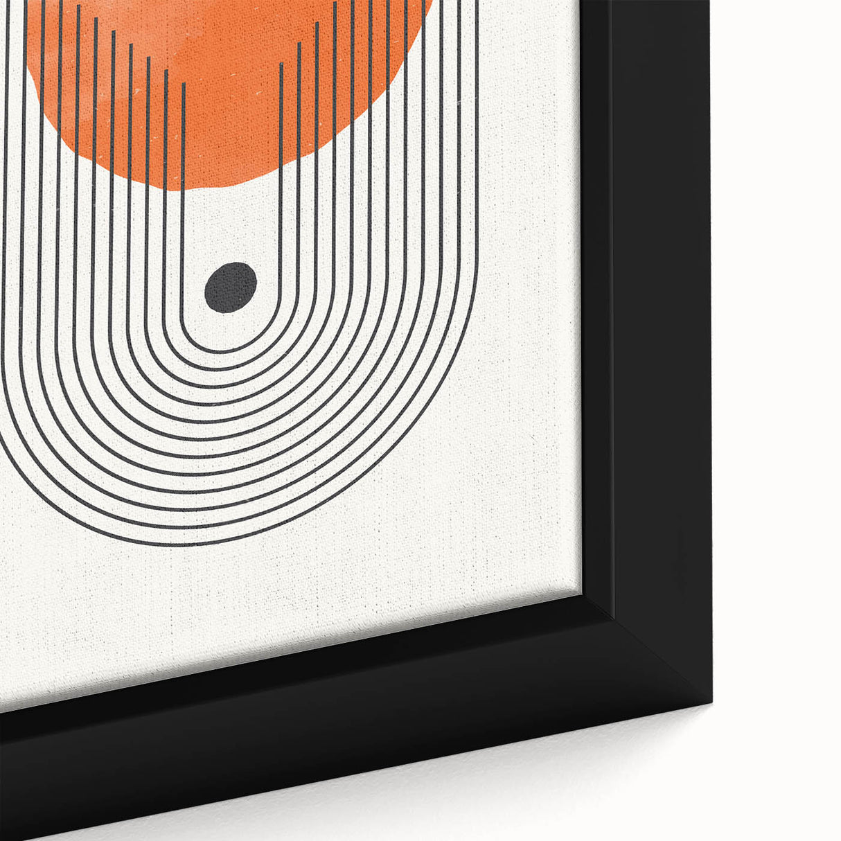 Boho Wall Art | Geometric Arch and Circle Print | Modern Boho Canvas