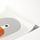 Boho Wall Art | Geometric Arch and Circle Print | Modern Boho Canvas