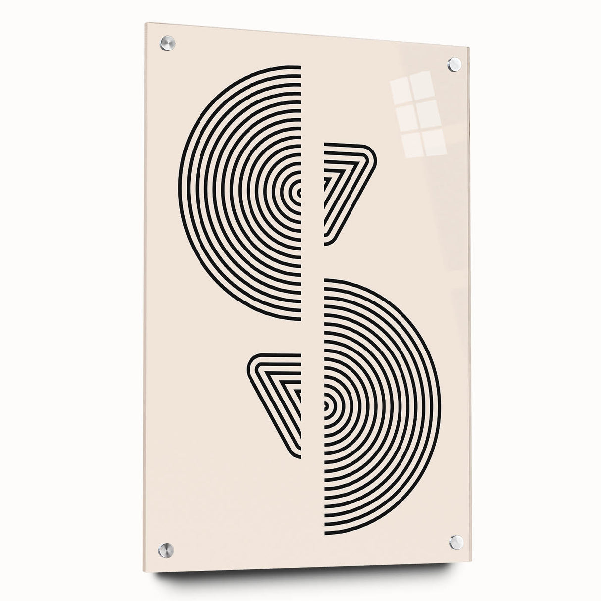 Boho Wall Art | Modern Geometric Line Design | Minimalist Canvas