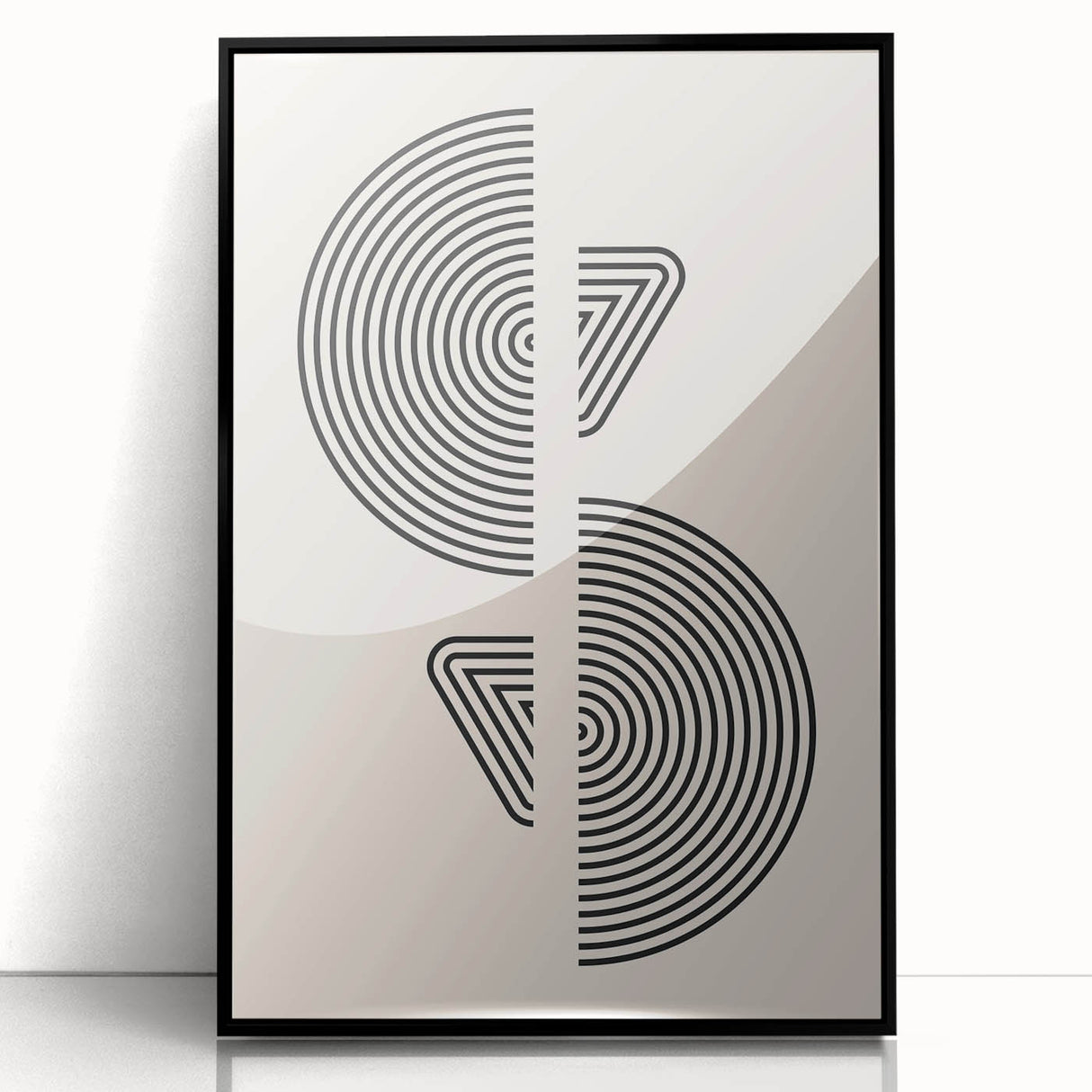 Boho Wall Art | Modern Geometric Line Design | Minimalist Canvas