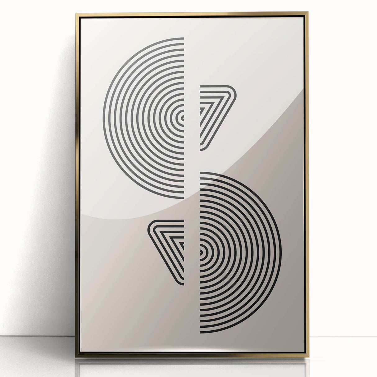 Boho Wall Art | Modern Geometric Line Design | Minimalist Canvas