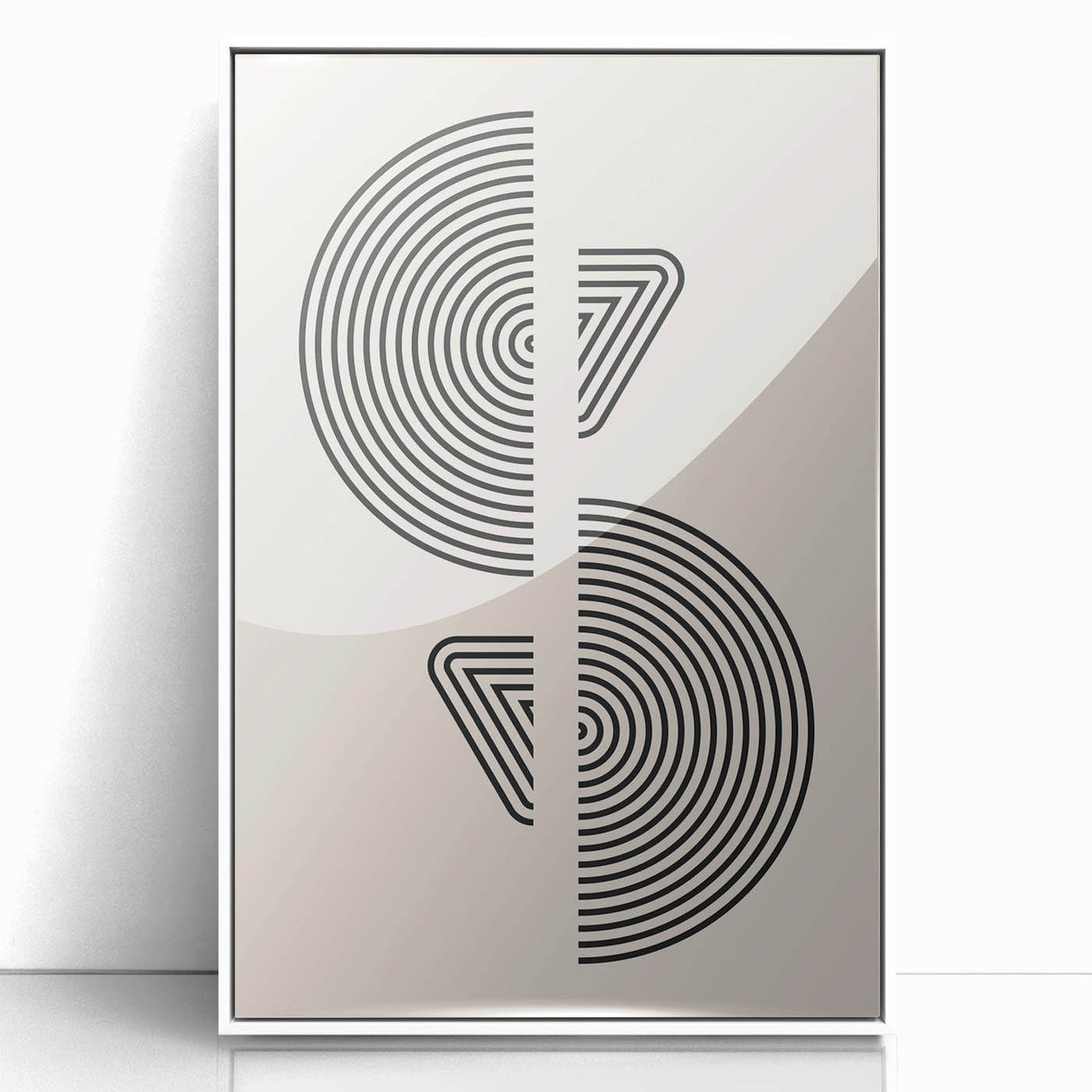 Boho Wall Art | Modern Geometric Line Design | Minimalist Canvas