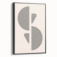 Boho Wall Art | Modern Geometric Line Design | Minimalist Canvas