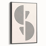 Boho Wall Art | Modern Geometric Line Design | Minimalist Canvas