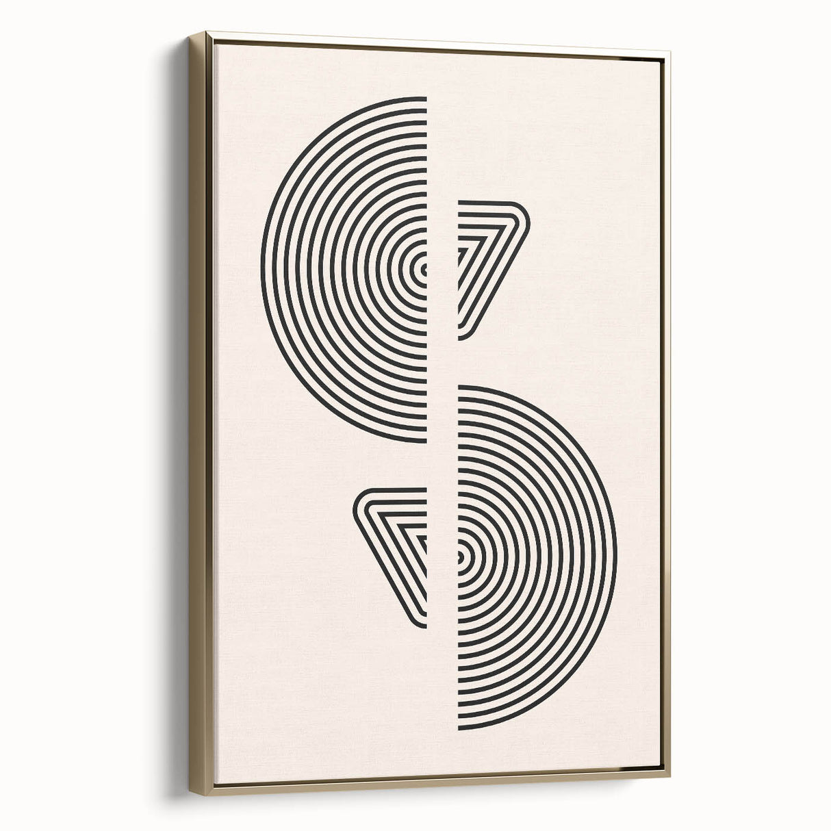 Boho Wall Art | Modern Geometric Line Design | Minimalist Canvas