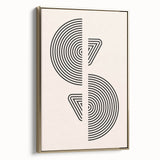Boho Wall Art | Modern Geometric Line Design | Minimalist Canvas