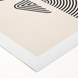 Boho Wall Art | Modern Geometric Line Design | Minimalist Canvas