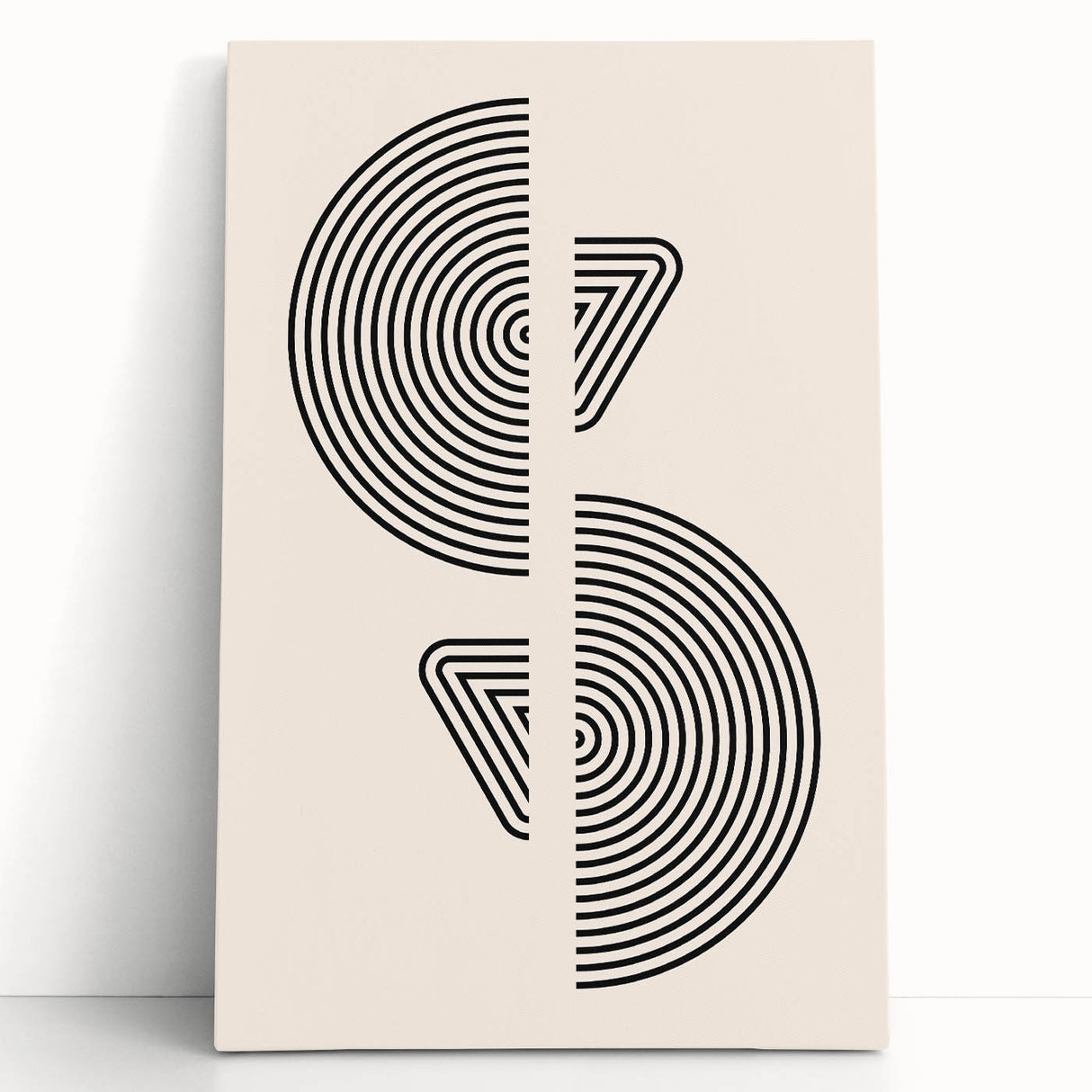 Boho Wall Art | Modern Geometric Line Design | Minimalist Canvas
