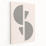 Boho Wall Art | Modern Geometric Line Design | Minimalist Canvas