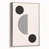 Boho Wall Art | Minimalist Geometric Circles Print | Modern Boho Decor