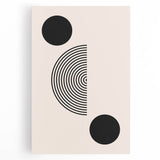 Boho Wall Art | Minimalist Geometric Circles Print | Modern Boho Decor