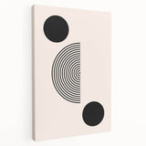 Boho Wall Art | Minimalist Geometric Circles Print | Modern Boho Decor