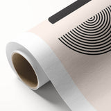 Boho Wall Art | Abstract Geometric Shapes Print | Minimalist Canvas