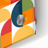 Geometric Bohemian Wall Art | Eclectic Bauhaus Boho Decor Canvas Print