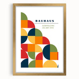 Geometric Bohemian Wall Art | Eclectic Bauhaus Boho Decor Canvas Print