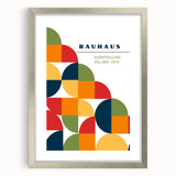 Geometric Bohemian Wall Art | Eclectic Bauhaus Boho Decor Canvas Print