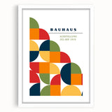 Geometric Bohemian Wall Art | Eclectic Bauhaus Boho Decor Canvas Print