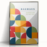 Geometric Bohemian Wall Art | Eclectic Bauhaus Boho Decor Canvas Print