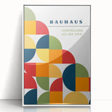 Geometric Bohemian Wall Art | Eclectic Bauhaus Boho Decor Canvas Print