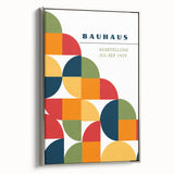 Geometric Bohemian Wall Art | Eclectic Bauhaus Boho Decor Canvas Print