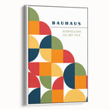 Geometric Bohemian Wall Art | Eclectic Bauhaus Boho Decor Canvas Print