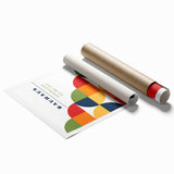 Geometric Bohemian Wall Art | Eclectic Bauhaus Boho Decor Canvas Print