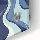 Bohemian Wall Art - Bold Mountain Landscape Boho Chic Canvas Print