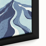 Bohemian Wall Art - Bold Mountain Landscape Boho Chic Canvas Print