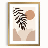 Bohemian Wall Art - Minimalist Nature-Inspired Boho Canvas Decor