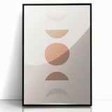 Boho Decor Canvas - Earthy Minimalist Geometric Bohemian Wall Art