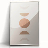 Boho Decor Canvas - Earthy Minimalist Geometric Bohemian Wall Art