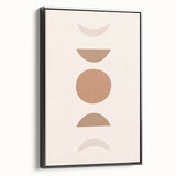 Boho Decor Canvas - Earthy Minimalist Geometric Bohemian Wall Art