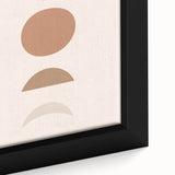 Boho Decor Canvas - Earthy Minimalist Geometric Bohemian Wall Art