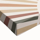 Boho Chic Wall Art - Sunburst Geometric Bohemian Canvas for Interiors