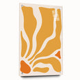 Bohemian Wall Art - Abstract Yellow and Orange Boho Chic Canvas Print