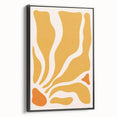 Bohemian Wall Art - Abstract Yellow and Orange Boho Chic Canvas Print