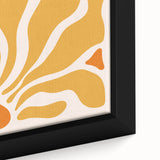 Bohemian Wall Art - Abstract Yellow and Orange Boho Chic Canvas Print