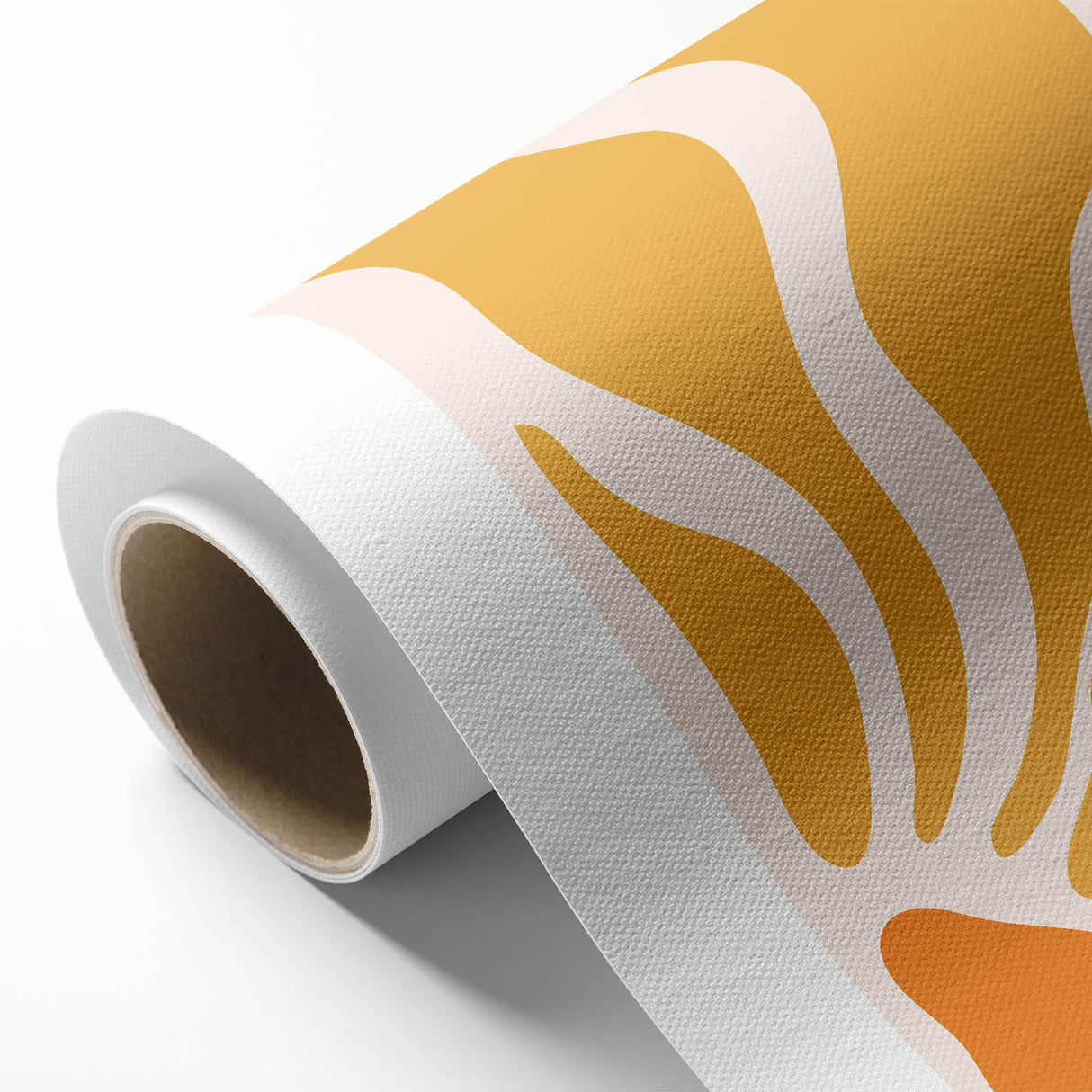 Bohemian Wall Art - Abstract Yellow and Orange Boho Chic Canvas Print
