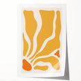 Bohemian Wall Art - Abstract Yellow and Orange Boho Chic Canvas Print
