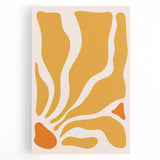 Bohemian Wall Art - Abstract Yellow and Orange Boho Chic Canvas Print