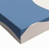 Boho Chic Wall Art - Abstract Blue and Orange Bohemian Canvas Print