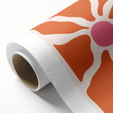 Bohemian Wall Art - Abstract Orange and Pink Boho Chic Canvas Print