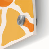 Bohemian Wall Art - Bold Yellow and Orange Abstract Boho Canvas Print