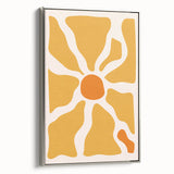 Bohemian Wall Art - Bold Yellow and Orange Abstract Boho Canvas Print